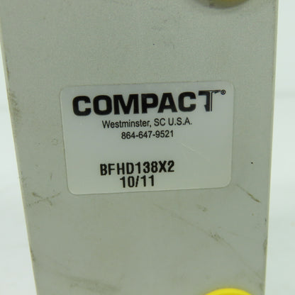 Compact BFHD138X2 Pneumatic Piston Cylinder 2" Stroke 1-3/8" Bore