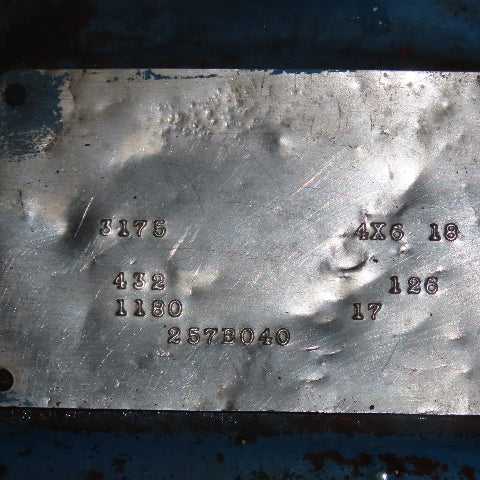 Goulds Model 3175 Size 4" x 6" x 18" Centrifugal Pump