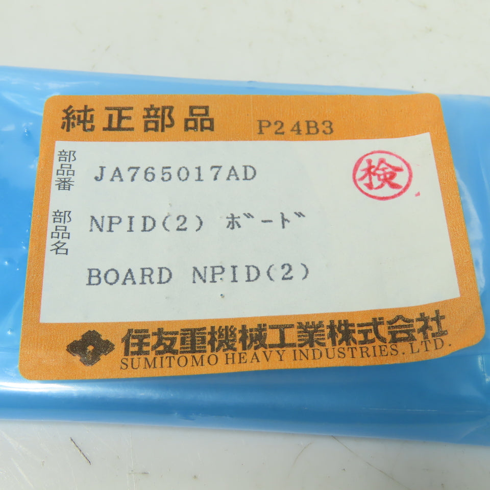 Sumitomo JA765017AD Circuit Board NPID(2)JA765017AD