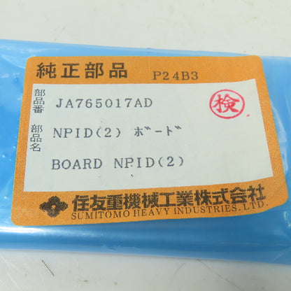 Sumitomo JA765017AD Circuit Board NPID(2)JA765017AD