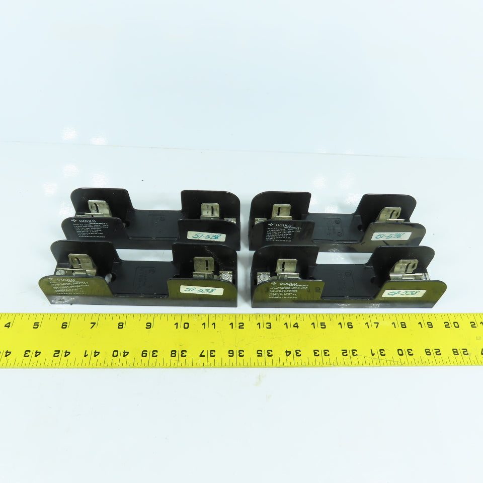 Gould 60326 30A 600V Single Pole Fuse Holder Class H/K Lot Of 4