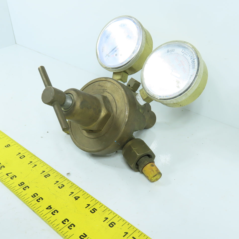 Single Stage Gas Regulator 100 & 4000PSI Gauges