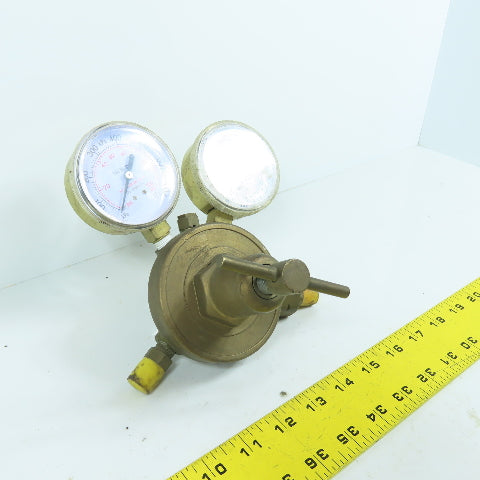 Single Stage Gas Regulator 100 & 4000PSI Gauges