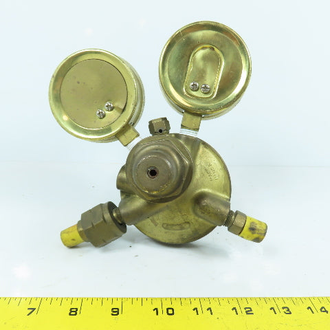 Single Stage Gas Regulator 100 & 4000PSI Gauges