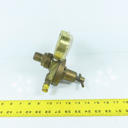 Single Stage Gas Regulator 100 & 4000PSI Gauges