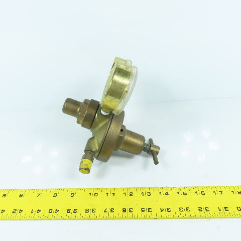 Single Stage Gas Regulator 100 & 4000PSI Gauges