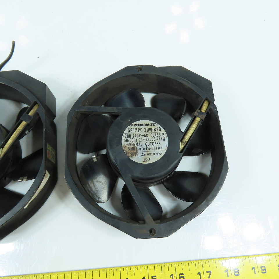 NMB 5915PC-20W-B20 Cooling Fan 200-240 VAC 50/60HZ Lot Of 2