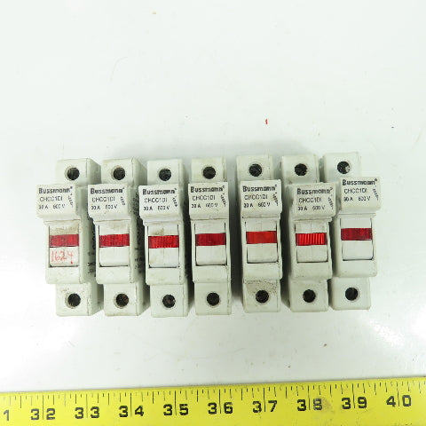 Bussmann CHCC1DI Fuse Holder 30A 600V Lot Of 7