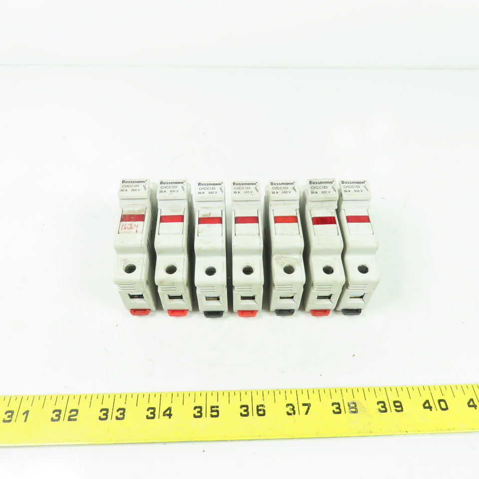 Bussmann CHCC1DI Fuse Holder 30A 600V Lot Of 7