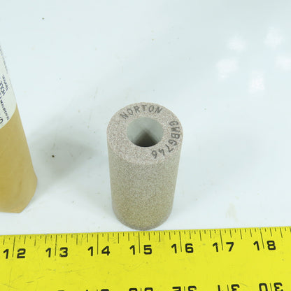 Norton 53A80-L5VBE GWBG746 Alundum Grinding Wheels 1.562" x 3.125" x 3/4" Lot/3