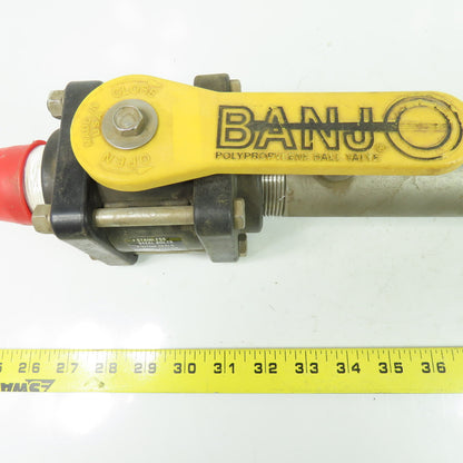 Foxboro BS806AN Manual Ball Valve Flow Chamber 1-1/2"