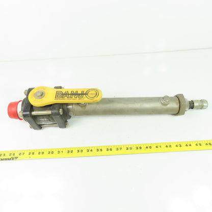 Foxboro BS806AN Manual Ball Valve Flow Chamber 1-1/2"