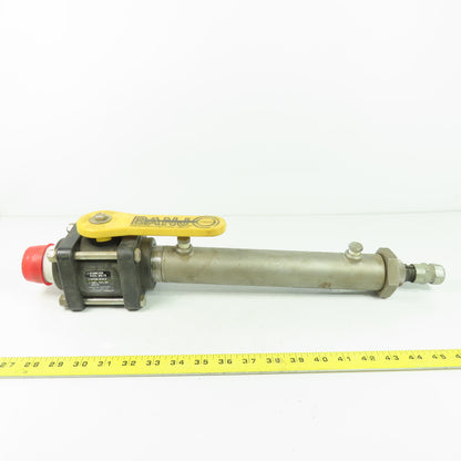 Foxboro BS806AN Manual Ball Valve Flow Chamber 1-1/2"