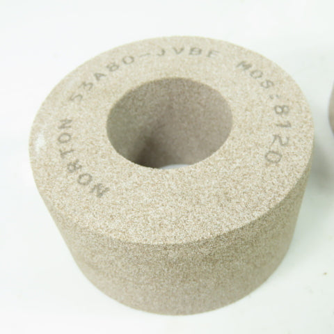 Norton 53A80-JVBE 4"x2" Grinding Wheel 1-3/4" Bore Lot Of 3