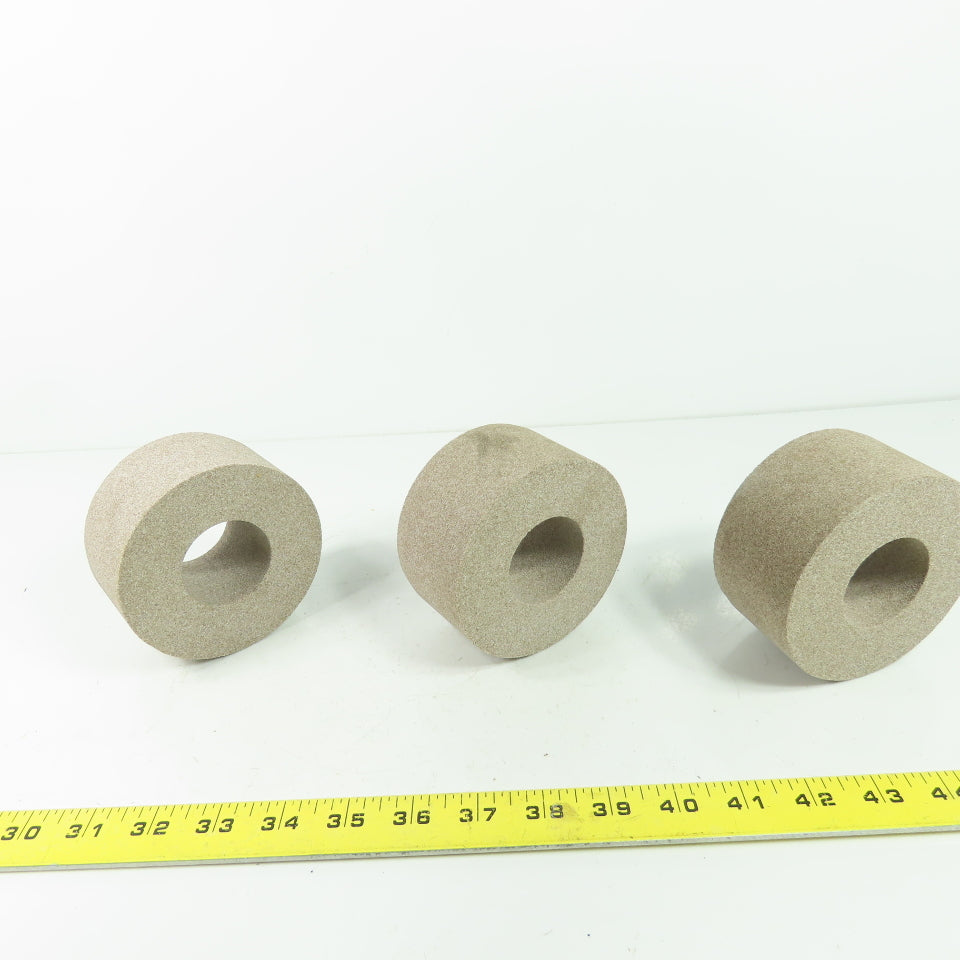 Norton 53A80-JVBE 4"x2" Grinding Wheel 1-3/4" Bore Lot Of 3