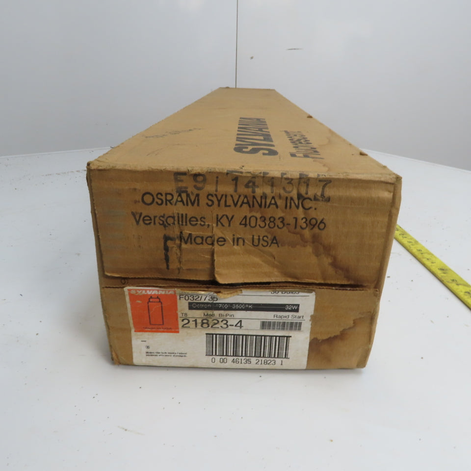 Sylvania 21823-4 Octron T-8 Fluorescent Bulbs 32W Rapid Start 4' long Case of 30