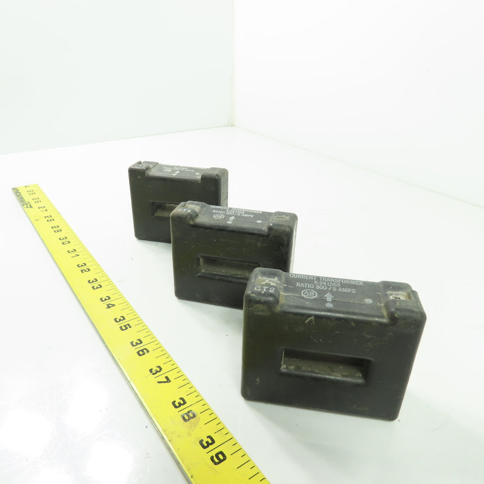 Allen Bradley X-241563 Current Transformer Ratio 300/5 Amp Lot Of 3