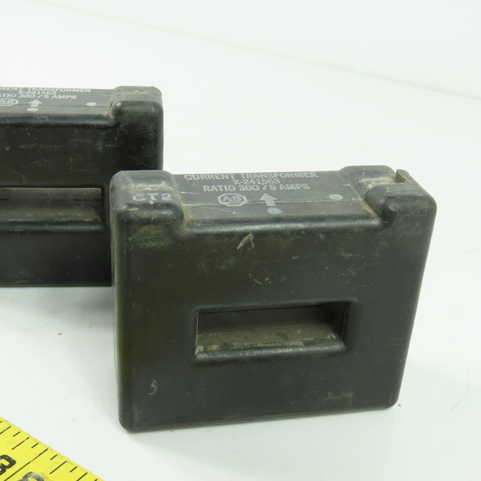 Allen Bradley X-241563 Current Transformer Ratio 300/5 Amp Lot Of 3