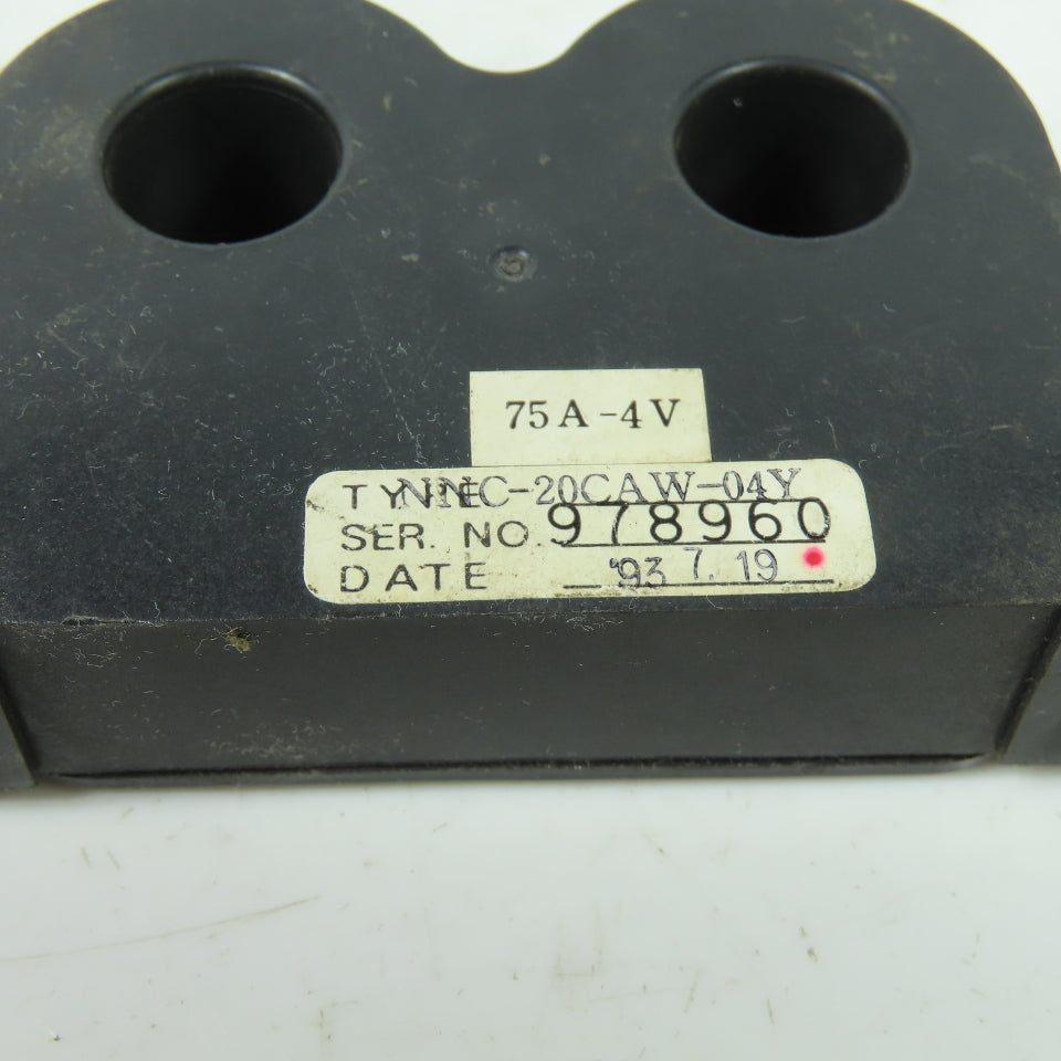 Nana Electronics NNC-20CAW-04Y Current Transformer 75A-4V