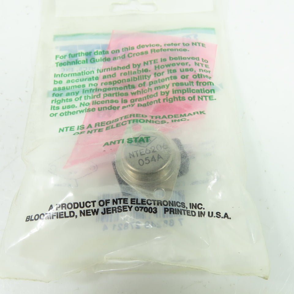 NTE NTE6206 Fast Recovery Silicone Rectifier Dual Positive Center Tap 200V 30A