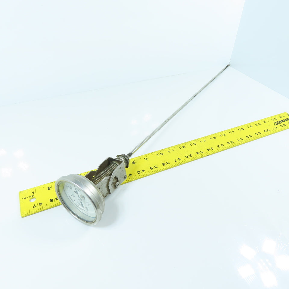 Weiss CR3235E 2-3/4" Temperature Gauge -20 To 120° F W/ 23" BENT PROBE