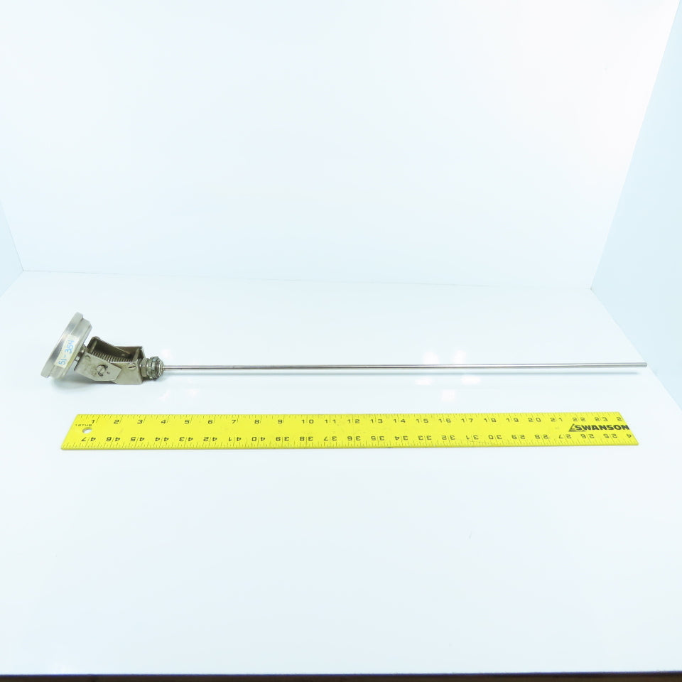 Weiss CR3204D 2-3/4" Temperature Gauge 0 to 200° F W/ 23" Probe