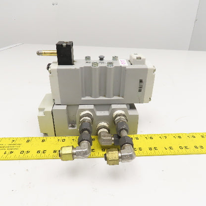 Parker H21VXBG023C 4 Way-2 Position Air Return Directional Valve 120VAC Coil