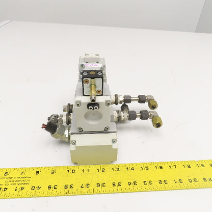 Parker H21VXBG023C 4 Way-2 Position Air Return Directional Valve 120VAC Coil
