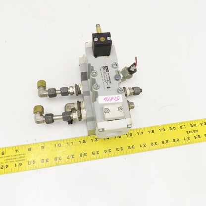 Parker H21VXBG023C 4 Way-2 Position Air Return Directional Valve 120VAC Coil