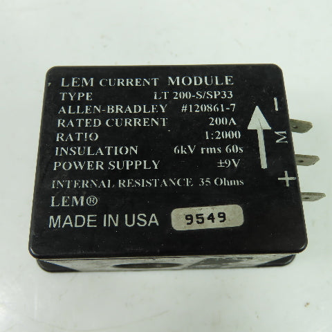 LEM LT 200-S/SP33 Current Module