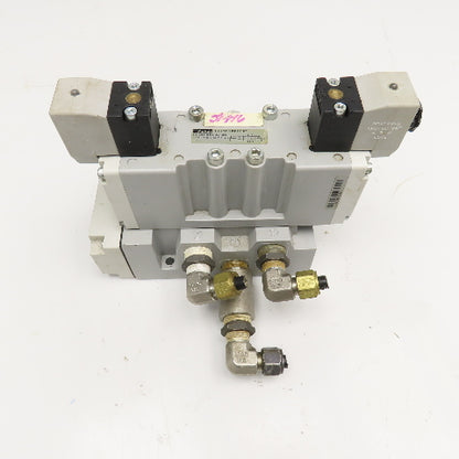 Parker H22VXBG023C 2 Position Double Solenoid Valve 120V Coil 1/2" NPT Manifold