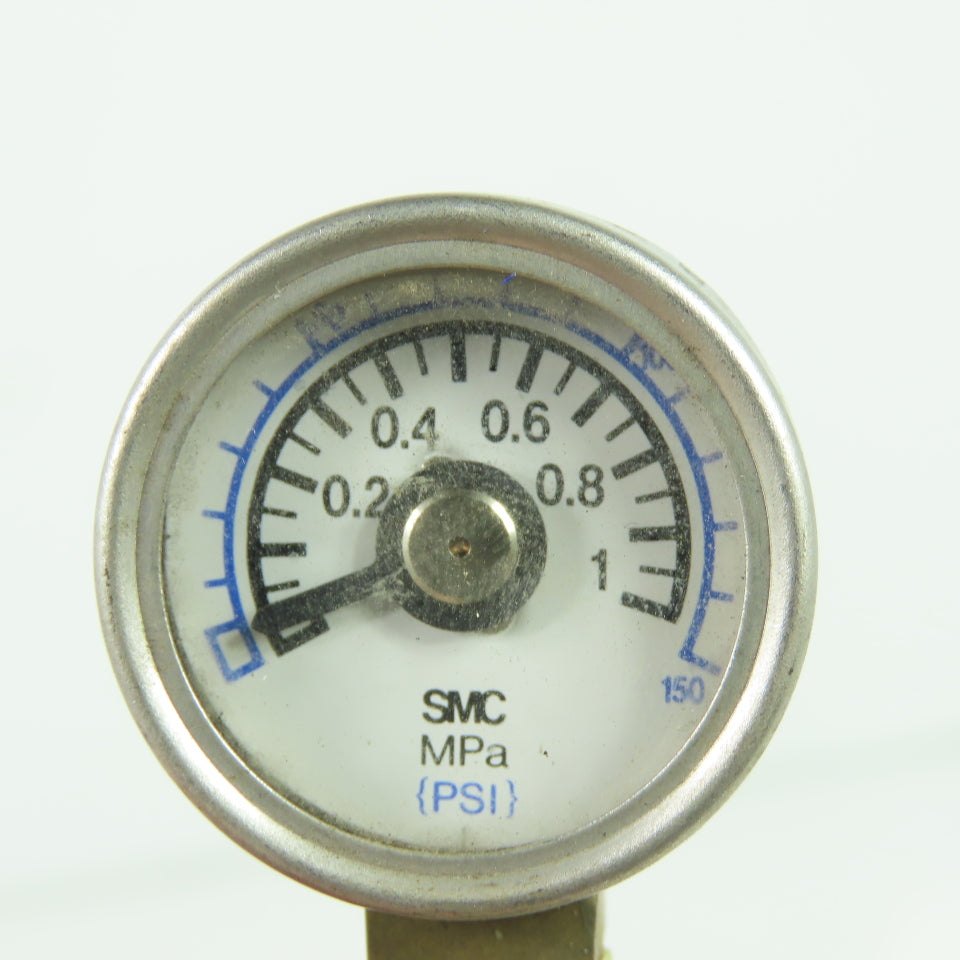 SMC 0-150PSI 0-1MPA Pressure Gage 1/8" NPT Lot Of 2