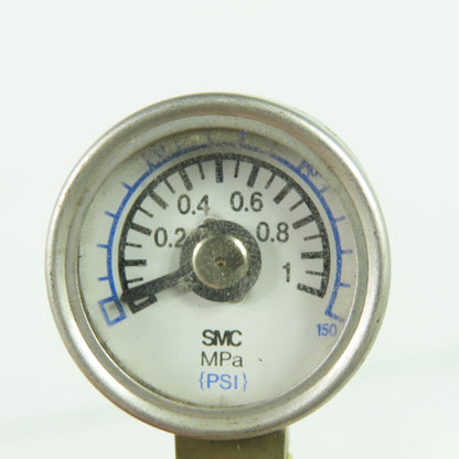 SMC 0-150PSI 0-1MPA Pressure Gage 1/8" NPT Lot Of 2