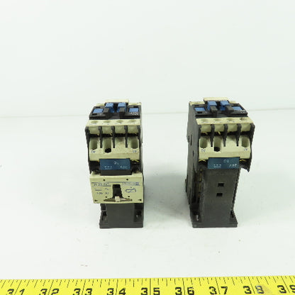 Telemecanique LP1 D0901 7.5Hp 600V 25A Contactor 24V Coil Lot Of 2