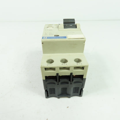 Telemecanique GV2-RT06 3 Pole Manual Motor Starter 600V 1Hp 1-1.6A Trip