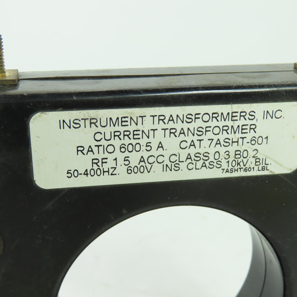 Instrumental Transformers 7ASHT-601 Current Transformer Ratio 600:5 A 600V