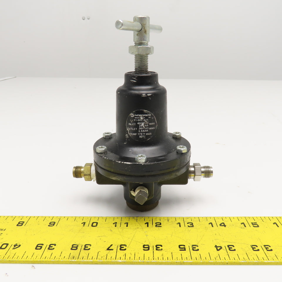 Norgren 11-002-021 Precision Air Pressure Regulator 1/4" NPT 400PSI Max