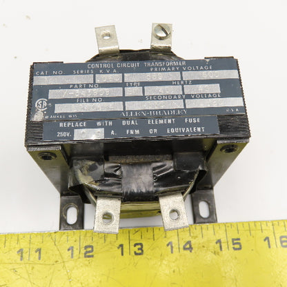 Allen Bradley 550/600V Pri. .060kVa 110/120V Sec. 40Hz Control Transformer