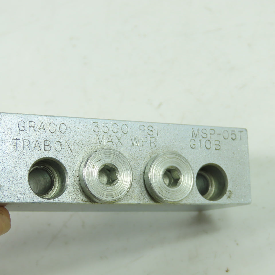 Graco Trabon MSP-05T Divider Modular Valve 3500 PSI