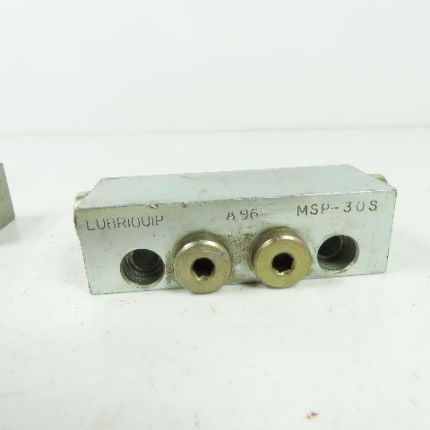 Trabon Lubriquip MSP-30S Divider Modular Valve Lot Of 2