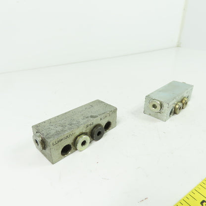 Trabon Lubriquip MSP-30S Divider Modular Valve Lot Of 2