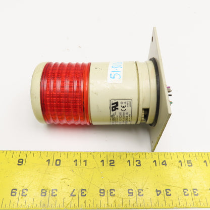 Arrow LEUGWB-24 Red LED Alert Beacon Light W/ Buzzer 24V AC/DC
