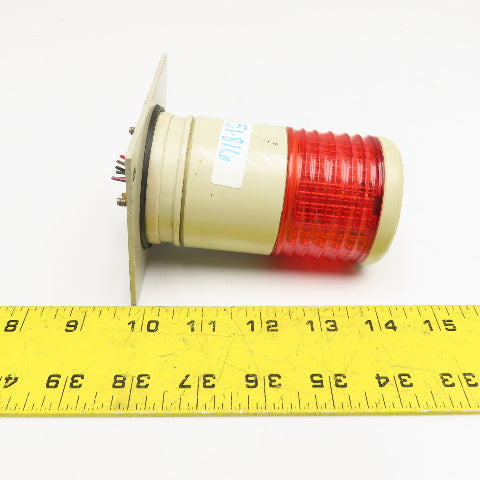 Arrow LEUGWB-24 Red LED Alert Beacon Light W/ Buzzer 24V AC/DC