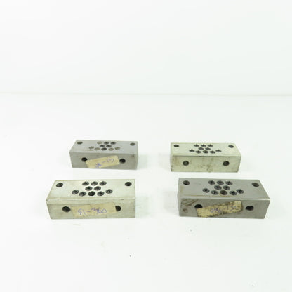 Lubriquip Trabon-Manzel Divider Modular Valve 3"x 1-1/8"x 57/64" Lot Of 4