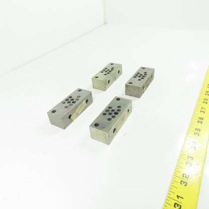 Lubriquip Trabon-Manzel Divider Modular Valve 3"x 1-1/8"x 57/64" Lot Of 4