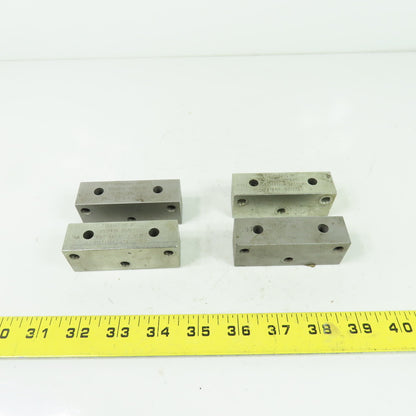 Lubriquip Trabon-Manzel Divider Modular Valve 3"x 1-1/8"x 57/64" Lot Of 4