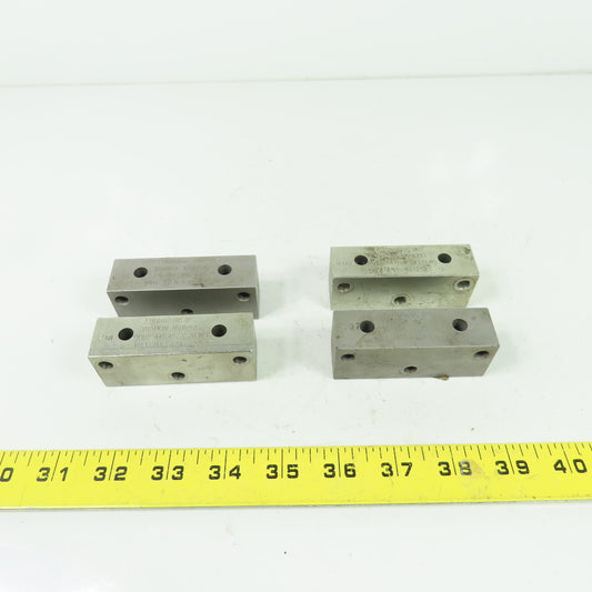 Lubriquip Trabon-Manzel Divider Modular Valve 3"x 1-1/8"x 57/64" Lot Of 4