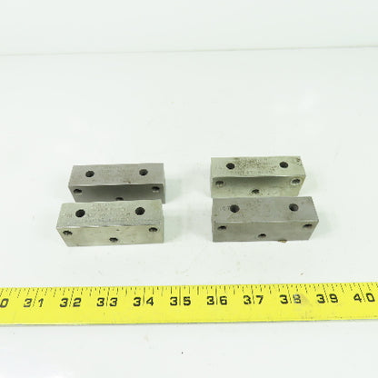 Lubriquip Trabon-Manzel Divider Modular Valve 3"x 1-1/8"x 57/64" Lot Of 4