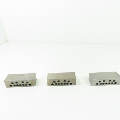 Trabon Lubriquip Divider Modular Valve 3"x 1-1/8"x 57/64" Lot Of 3