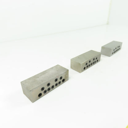 Trabon Lubriquip Divider Modular Valve 3"x 1-1/8"x 57/64" Lot Of 3